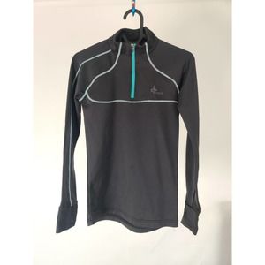 (V) Cross Women base layer sweater winter sports hiking gray sz XS